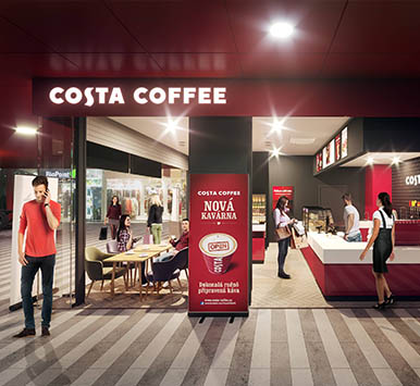 COSTA COFFEE NADRAŽÍ 2019