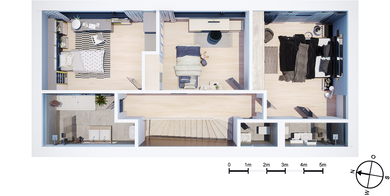 Připravíme vám 3D půdorysy